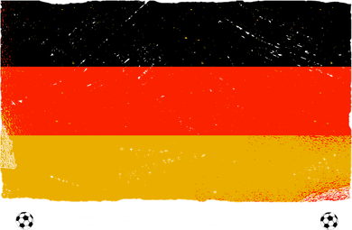Germany Soccer Flag Logo Kids Hoodie