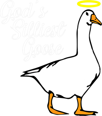 God's Silliest Goose Button