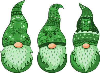 Green Ugly Sweater Irish Gnomes St Patricks Day Women's Sweatshirt