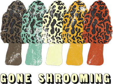 Gone Shrooming Gift Fun Mushroom Hunters Gift Mousepad