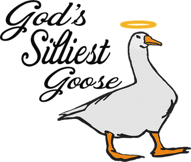 God's Silliest Goose God's Silliest Goose Duck Funny Button