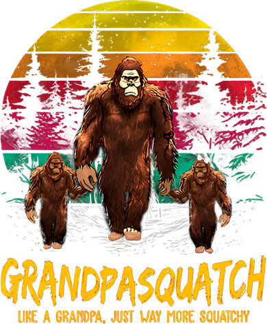 Grandpasquatch Sasquatch Like A Grandpa Just Way More Squatchy Women's Long Sleeve Shirt