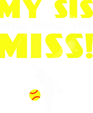 Girl Softball Pitcher Sister Brother Funny Doggie Tank