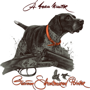 Ger Shorthaired Pointer Meaningful Gift A Born Hunter! Cute Gift Doggie Tank