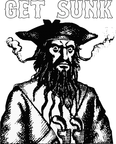 Get Sunk Pirate Sea Thieves Of Oceans Tote Bag