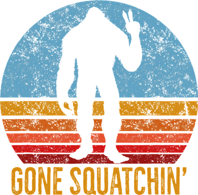  Gone Squatchin Sasquatch Peace Women's Hoodie