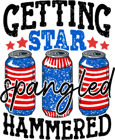 Getting Star Spangled Hammered Funny 4th Of July Patriotic Apron