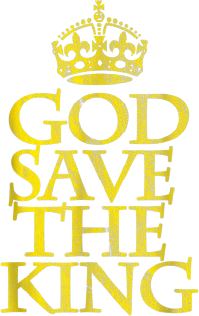 God Save The King King Charles III Apparel Ceramic Ornament