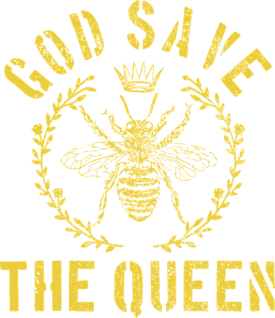 God Save The Queen Bee Queen Bee Doddie Hoodie