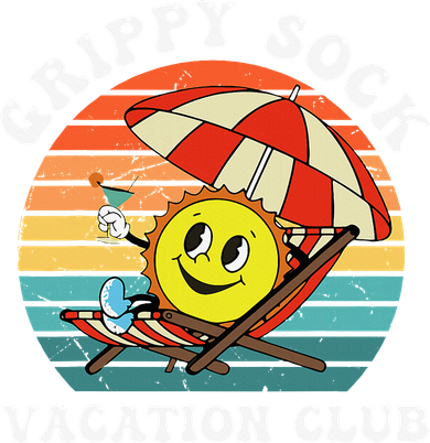 Grippy Sock Vacation Club Funny Women's Hoodie
