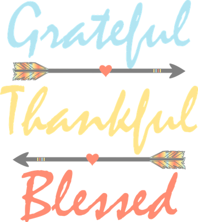 Grateful Thankful Blessed Colorful Thanksgiving Baby Bodysuit