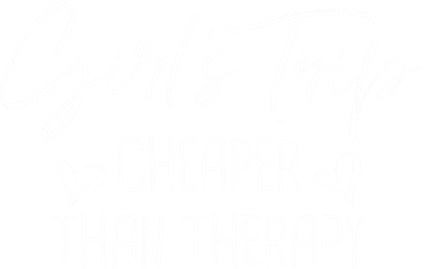 Girls Trip Cheaper Than A Therapy Funny Bachelorette Gift Kids T-Shirt