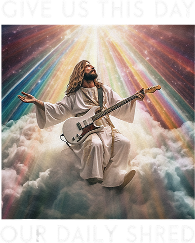 Give Us This Day Our Daily Shred Jesus Christian Coaster