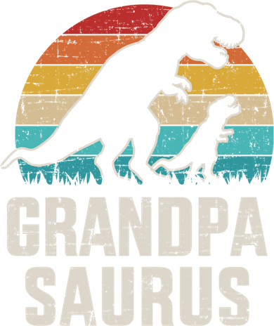 Grandpasaurus Vintage Dinosaur For Grandpa From Grand Gift Button