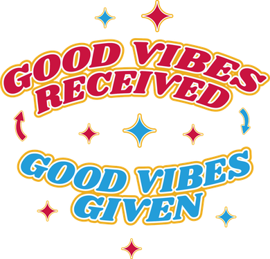 Good Vibes Received Good Vibes Given Retro Bucket Hat