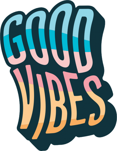 Good Vibes Retro Positive Quote Women's Tank Top