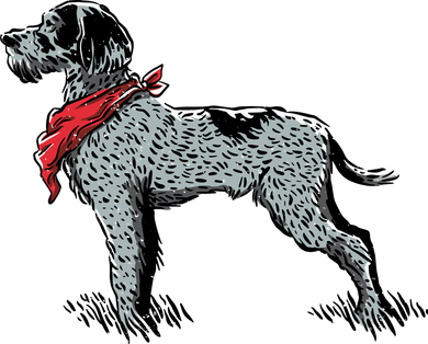 German Wirehaired Pointer Mousepad