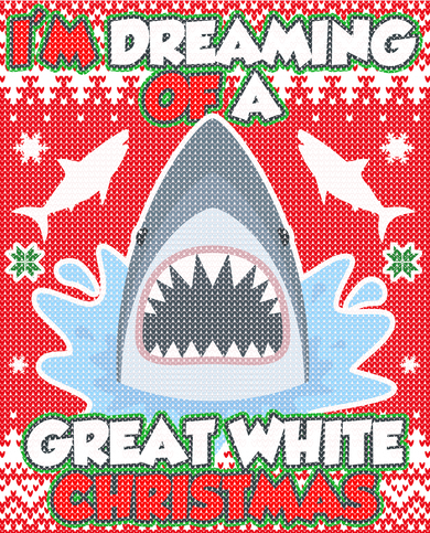 I'm Dreaming Of A Great White Christmas Women's Tank Top
