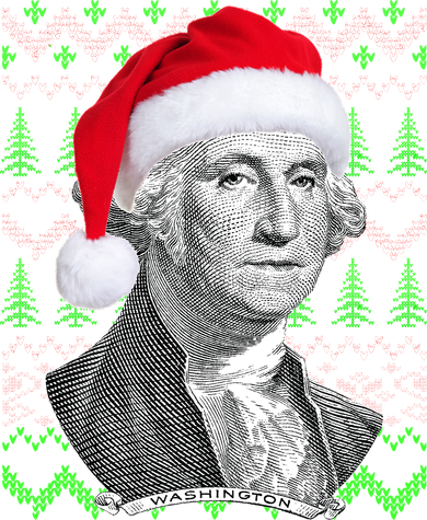George Washington Ugly Christmas Sweater Hat
