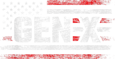 Generation X Gen Xer Gen X American Flag Gen X Button