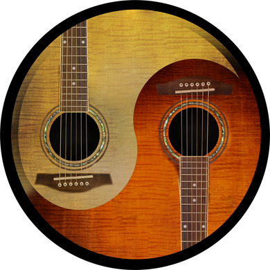 Guitar Yin And Yang Tote Bag