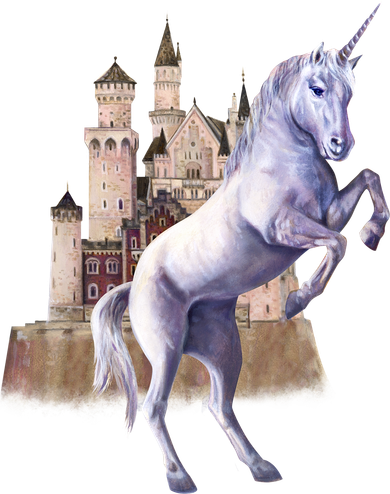 Unicorn Castle Coaster