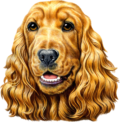 Cocker Spaniel Face Doggie Tank