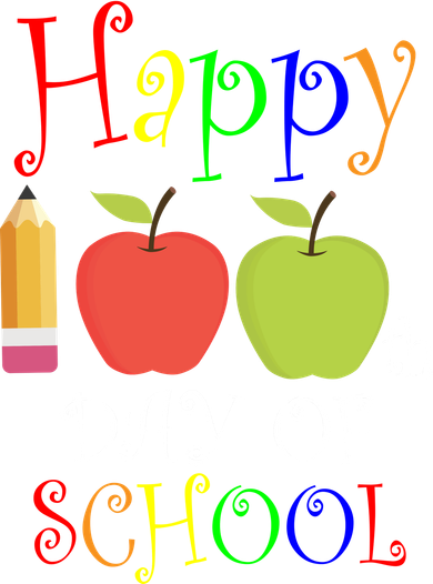 Happy 100th Day Of School Teachers Apple Polo