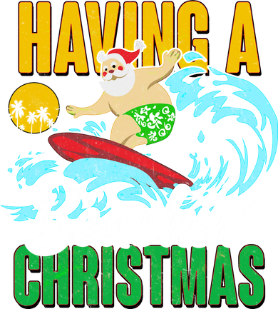 Having A Beachin' Christmas Tote Bag