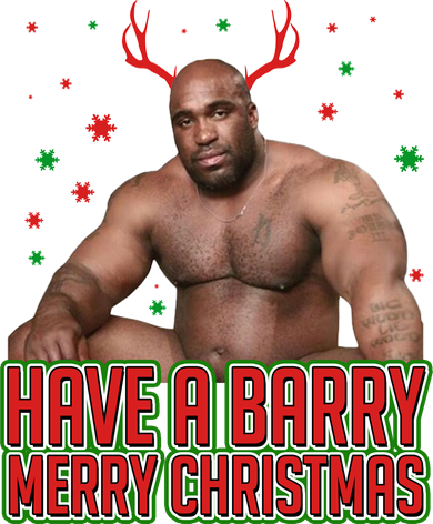 X-Mas Have A Barry Merry Christmas Golf Towel