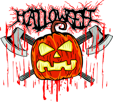 Axe Halloween Pumpkin Kids T-Shirt