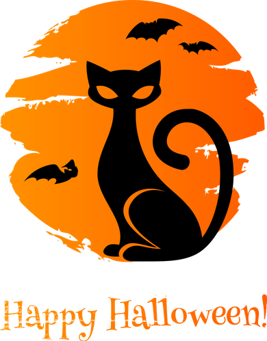 Happy Halloween Cat Long Sleeve Shirt