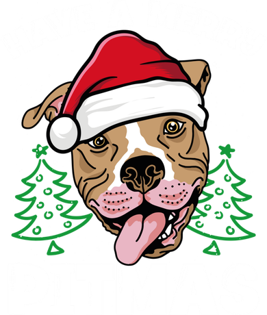 Have A Merry Pitmas Dog Owner Pitbull Dog Christmas Day Gift Doggie Tank