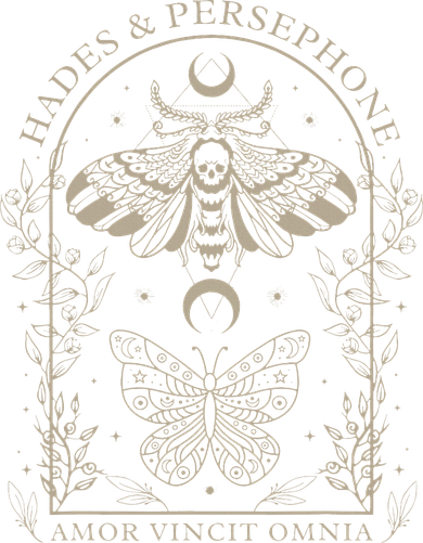 Hades And Persephone Moth And Butterfly Mythology Ornament