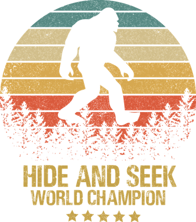 Hide And Seek World Champion Sasquatch Ornament