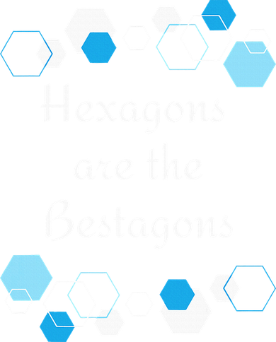 Hexagons are the Bestagons! Geometry Math Teacher Funny Fun Polo