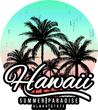Hawaii Vintage Logo Kids T-Shirt