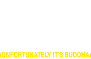 I Have A Body Of A God Buddha Button