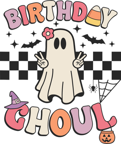 Halloween Birthday Ghoul Bday Party Anniversary Kids T-Shirt
