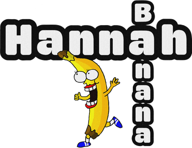 Hannah Banana Hannah Name Women's Sweatshirt