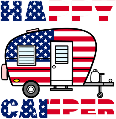 American Happy Camper USA Doggie Tank