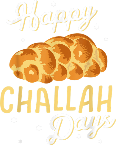 Happy Challah Days Hanukkah Chanukah Funny Jewish Bread Women's T-Shirt