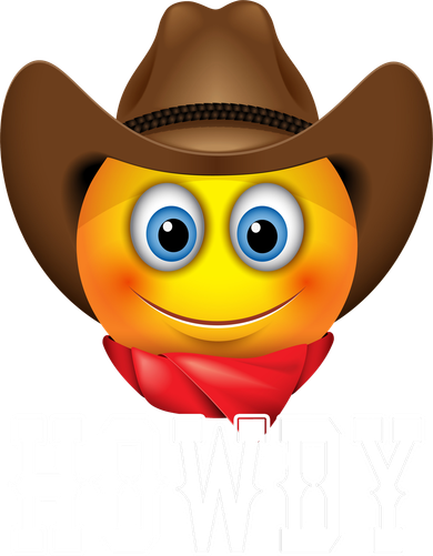 Cowboy Emoji HOWDY! Women's Sweatshirt