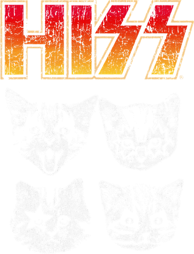 HISS Cat Funny Cats Kittens Rock Music Cat Lover Hiss Doggie Tank