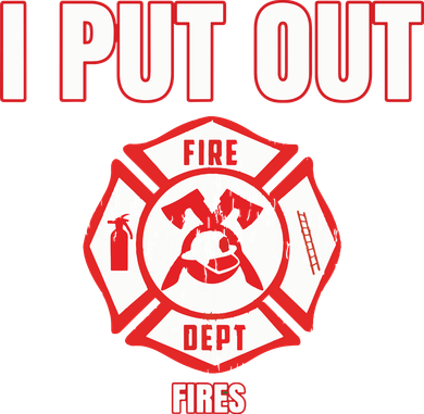 Halloween Costume Funny Firefighter I Put Out Fires Firemen Women's Hoodie