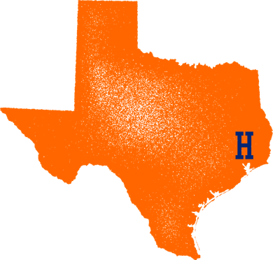 Distressed Houston Texas Baseball Fan Tote Bag
