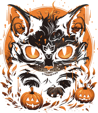 Halloween Cat Pumpkins Hat