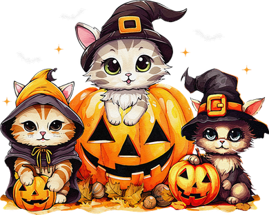 Halloween Cat Pumpkin Spooky Season Gift Toddler T-Shirt