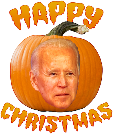 Happy Christmas Joe Biden Halloween Pro Trump  Toddler Hoodie
