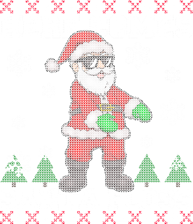 Here Comes Santa Floss Cool Ugly Christmas Women's Hoodie